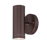Bronze LED Two Light Can Shape Wall Sconce - Homeroots - Flyclothing LLC