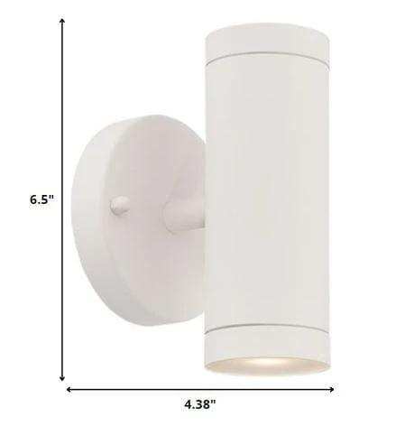White LED Two Light Can Shape Wall Sconce - Homeroots - Flyclothing LLC