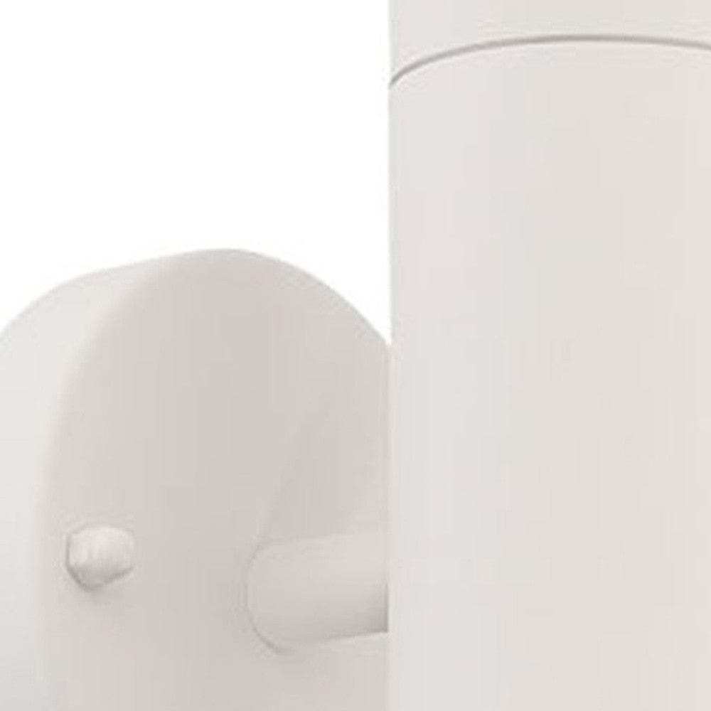 White LED Two Light Can Shape Wall Sconce - Homeroots - Flyclothing LLC