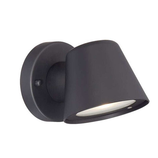 Matte Black LED Short Cone Wall Light - Homeroots - Flyclothing LLC