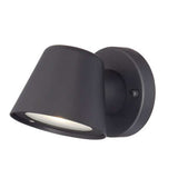 Matte Black LED Short Cone Wall Light - Homeroots - Flyclothing LLC