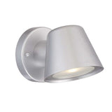 Brushed Silver LED Short Cone Wall Light - Homeroots - Flyclothing LLC