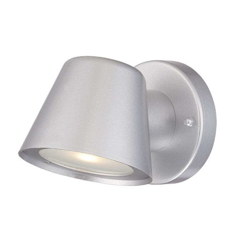 Brushed Silver LED Short Cone Wall Light - Homeroots - Flyclothing LLC