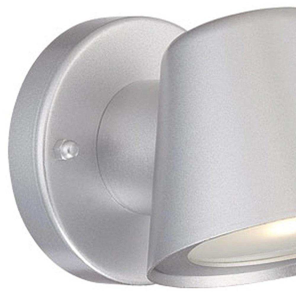 Brushed Silver LED Short Cone Wall Light - Homeroots - Flyclothing LLC