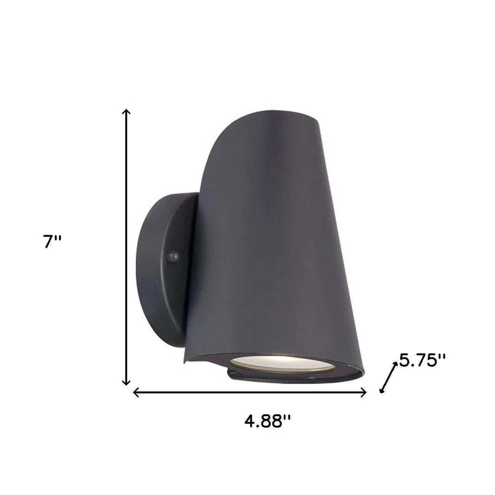 Matte Black LED Conical Wall Sconce - Homeroots - Flyclothing LLC