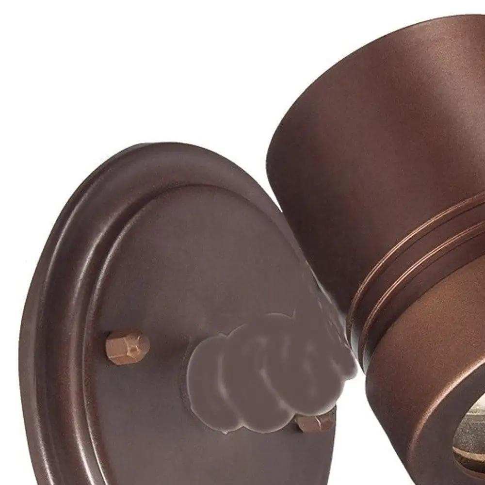 Antique Bronze Cylinder Wall Spotlight - Homeroots - Flyclothing LLC