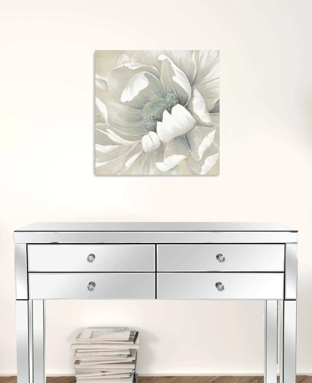 Soft Winter Flower In Bloom Unframed Print Wall Art - Homeroots - Flyclothing LLC