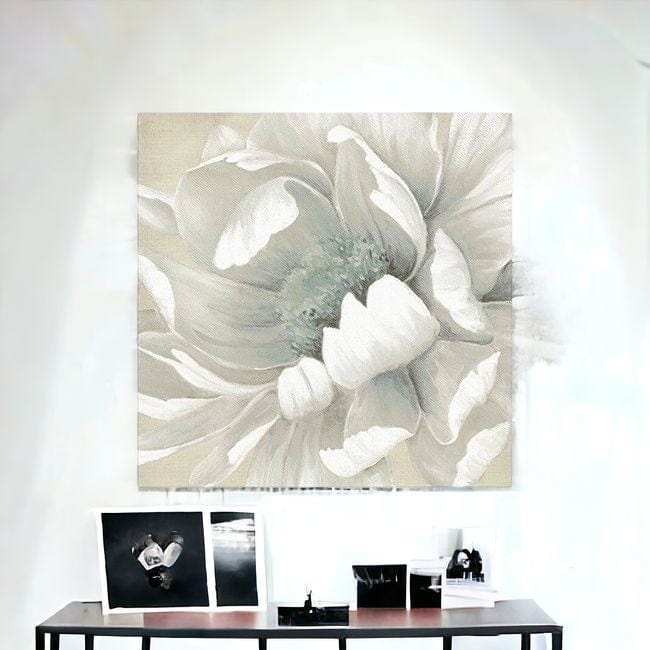 Soft Winter Flower In Bloom Unframed Print Wall Art - Homeroots - Flyclothing LLC