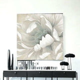 Soft Winter Flower In Bloom Unframed Print Wall Art - Homeroots - Flyclothing LLC