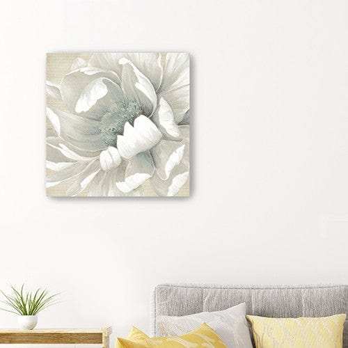 Soft Winter Flower In Bloom Unframed Print Wall Art - Homeroots - Flyclothing LLC