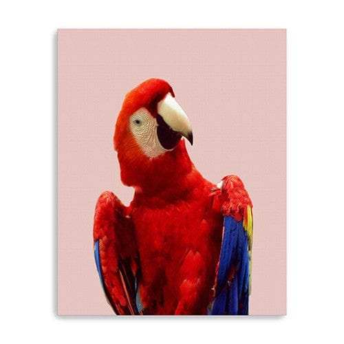 Vibrant And Vivid Bird Unframed Print Wall Art - Homeroots - Flyclothing LLC