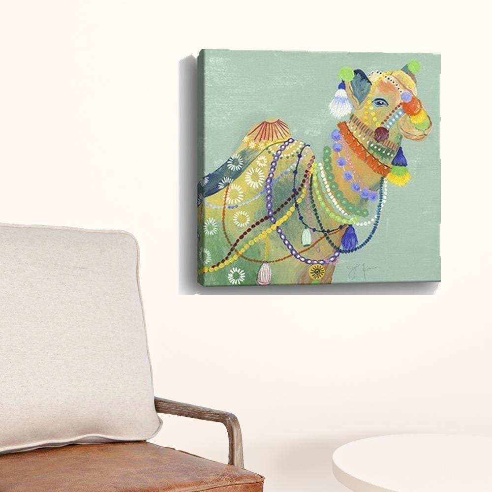 Moroccan Inspired Camel Unframed Print Wall Art - Homeroots - Flyclothing LLC