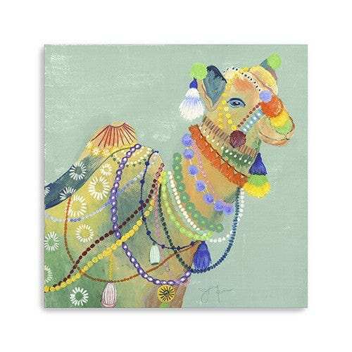 Moroccan Inspired Camel Unframed Print Wall Art - Homeroots - Flyclothing LLC
