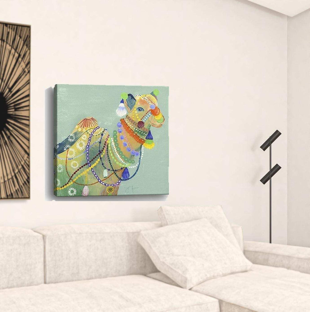 Moroccan Inspired Camel Unframed Print Wall Art - Homeroots - Flyclothing LLC