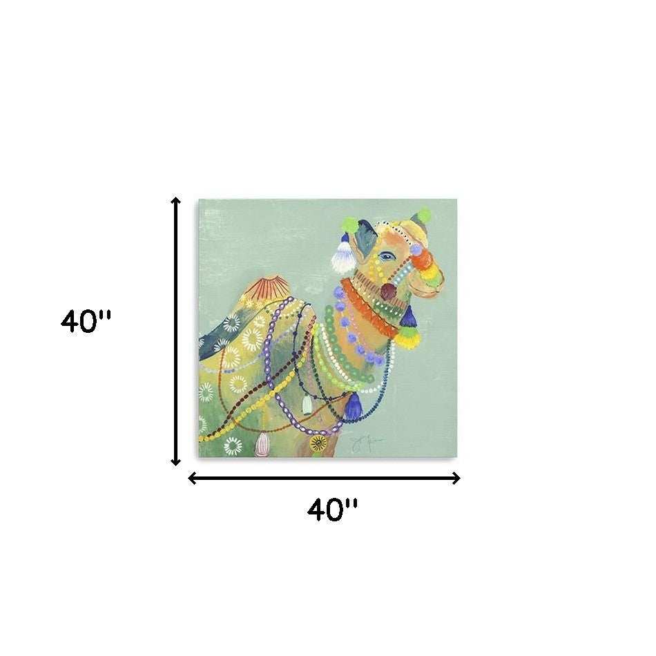 Moroccan Inspired Camel Unframed Print Wall Art - Homeroots - Flyclothing LLC