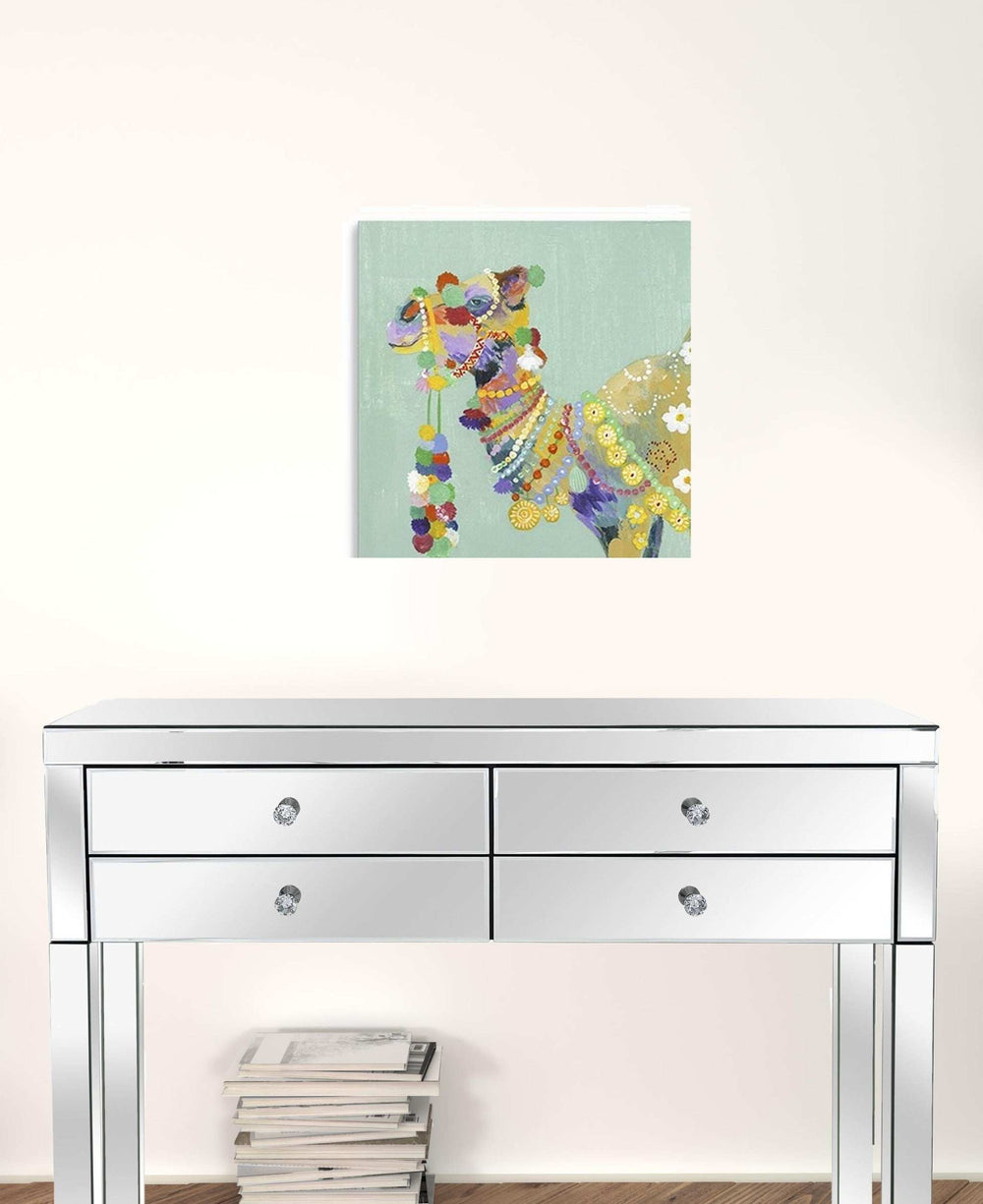 Moroccan Party Camel Unframed Print Wall Art - Homeroots - Flyclothing LLC