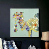 Moroccan Party Camel Unframed Print Wall Art - Homeroots - Flyclothing LLC