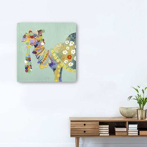 Moroccan Party Camel Unframed Print Wall Art - Homeroots - Flyclothing LLC