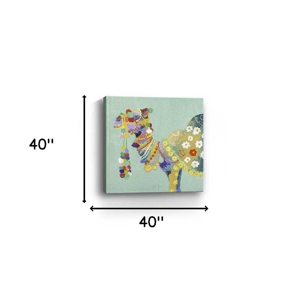 Moroccan Party Camel Unframed Print Wall Art - Homeroots - Flyclothing LLC