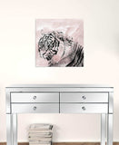 Pink Crouching Tiger Unframed Print Wall Art - Homeroots - Flyclothing LLC