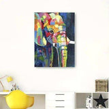 Bright Elephant Unframed Print Wall Art - Homeroots - Flyclothing LLC
