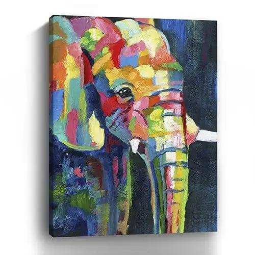 Bright Elephant Unframed Print Wall Art - Homeroots - Flyclothing LLC