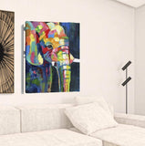 Bright Elephant Unframed Print Wall Art - Homeroots - Flyclothing LLC