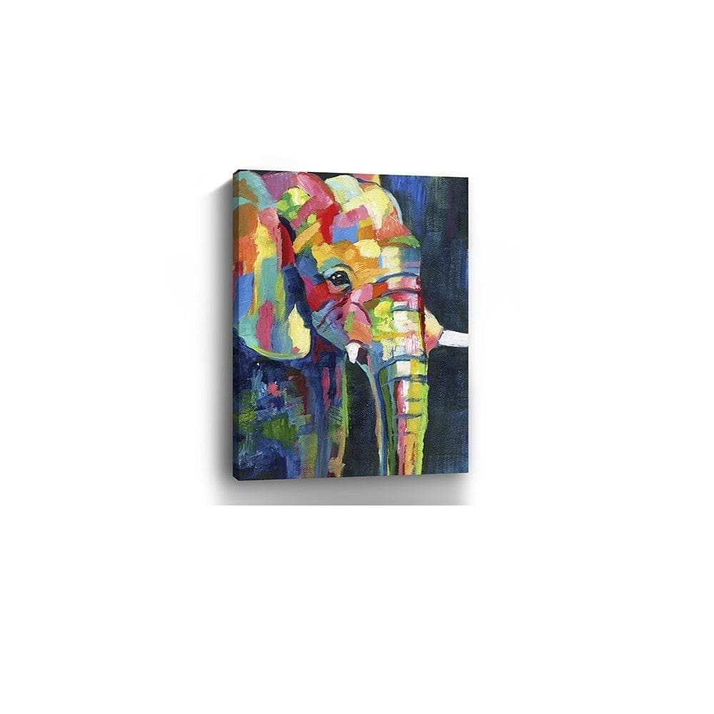 Bright Elephant Unframed Print Wall Art - Homeroots - Flyclothing LLC