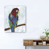 Small Bright and Tropical Parrot Canvas Wall Art - Homeroots - Flyclothing LLC