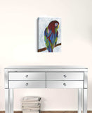 Small Bright and Tropical Parrot Canvas Wall Art - Homeroots - Flyclothing LLC