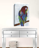 Large Bright and Tropical Parrot Canvas Wall Art - Homeroots - Flyclothing LLC