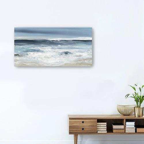 Long Beach Shore Unframed Print Wall Art - Homeroots - Flyclothing LLC