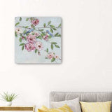 Small Pretty Pink Blooms Canvas Wall Art - Homeroots - Flyclothing LLC