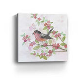 Flower And Bird Unframed Print Wall Art - Homeroots - Flyclothing LLC