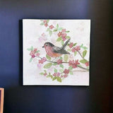 Flower And Bird Unframed Print Wall Art - Homeroots - Flyclothing LLC
