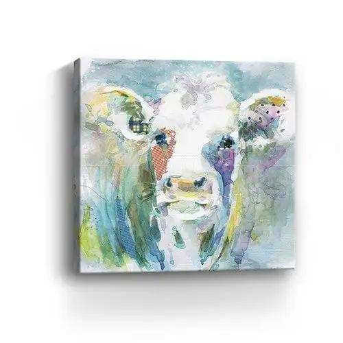 Watercolor Cow Unframed Print Wall Art - Homeroots - Flyclothing LLC