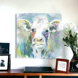 Watercolor Cow Unframed Print Wall Art - Homeroots - Flyclothing LLC