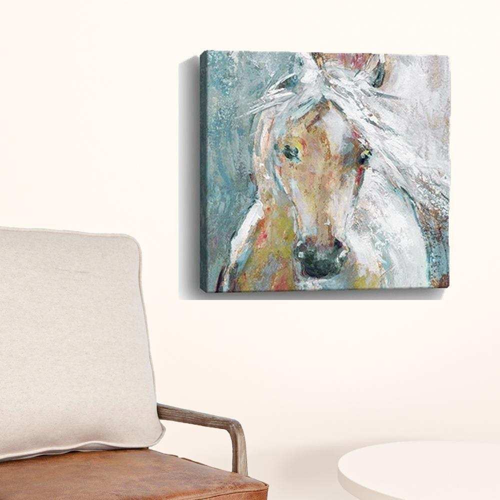 Whimsical Horse Unframed Print Wall Art - Homeroots - Flyclothing LLC