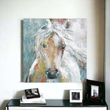 Whimsical Horse Unframed Print Wall Art - Homeroots - Flyclothing LLC