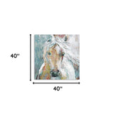 Whimsical Horse Unframed Print Wall Art - Homeroots - Flyclothing LLC