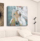 Whimsical Horse Unframed Print Wall Art - Homeroots - Flyclothing LLC