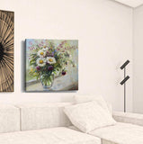 Pretty Vase Of Flowers Unframed Print Wall Art - Homeroots - Flyclothing LLC