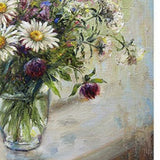 Pretty Vase Of Flowers Unframed Print Wall Art - Homeroots - Flyclothing LLC