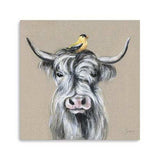 Cute Highland Cow Unframed Print Wall Art - Homeroots - Flyclothing LLC