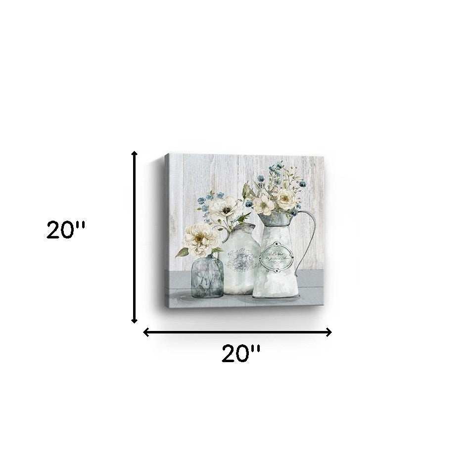 Rustic Flowers Unframed Print Wall Art - Homeroots - Flyclothing LLC