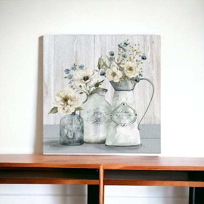 Rustic Flowers Unframed Print Wall Art - Homeroots - Flyclothing LLC