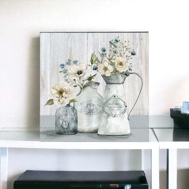 Rustic Flowers Unframed Print Wall Art - Homeroots - Flyclothing LLC