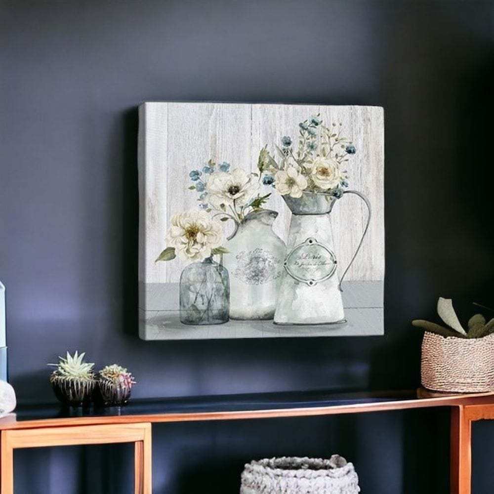 Rustic Flowers Unframed Print Wall Art - Homeroots - Flyclothing LLC