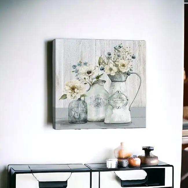 Rustic Flowers Unframed Print Wall Art - Homeroots - Flyclothing LLC