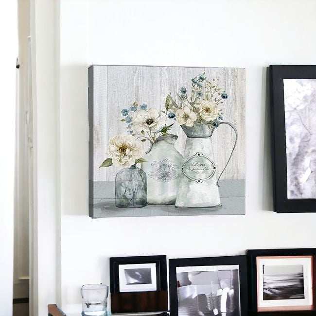 Rustic Flowers Unframed Print Wall Art - Homeroots - Flyclothing LLC